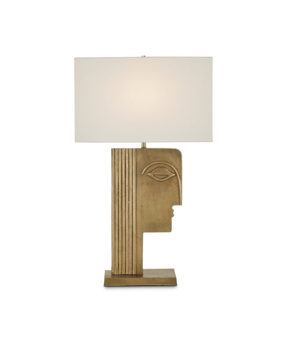 Currey and Company - 6000-0859 - One Light Table Lamp - Thebes - Antique Brass