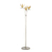 Currey and Company - 8000-0130 - Three Light Floor Lamp - Paradiso - Contemporary Silver Leaf/Contemporary Gold Leaf