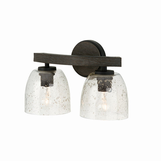 Capital Lighting - 147621CK-536 - Two Light Vanity - Clive - Carbon Grey and Black Iron