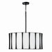 Capital Lighting - 344641MB - Four Light Pendant - Bodie - Matte Black