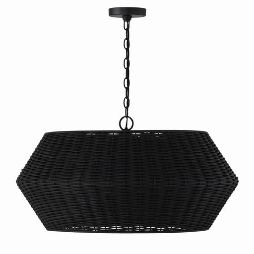 Capital Lighting - 347861MB - Six Light Pendant - Boca - Matte Black