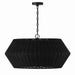 Capital Lighting - 347861MB - Six Light Pendant - Boca - Matte Black