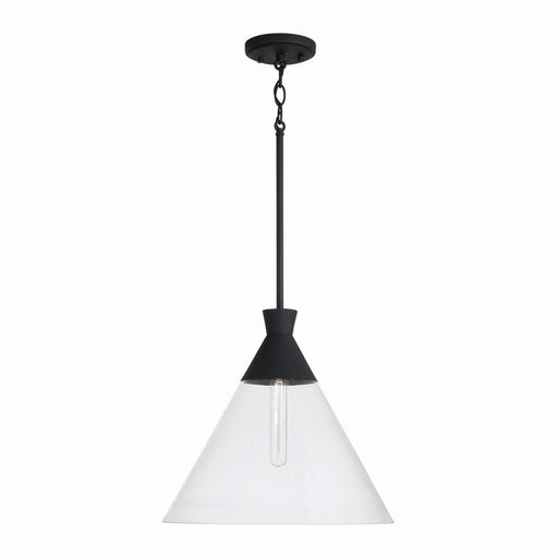 Capital Lighting - 350311XK - One Light Pendant - Paloma - Textured Black