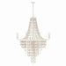 Capital Lighting - 447782OW - Eight Light Chandelier - Carissa - Organic White