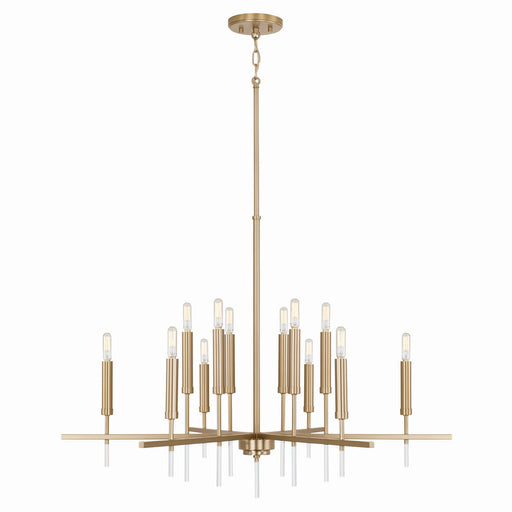 Capital Lighting - 449301MA - 12 Light Chandelier - Elora - Matte Brass