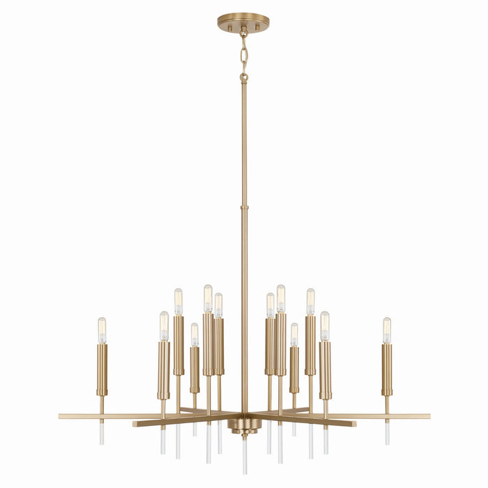 Capital Lighting - 449301MA - 12 Light Chandelier - Elora - Matte Brass