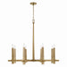 Capital Lighting - 449681AD - Eight Light Chandelier - Blake - Aged Brass