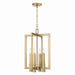 Capital Lighting - 549641AD - Four Light Foyer Pendant - Blake - Aged Brass