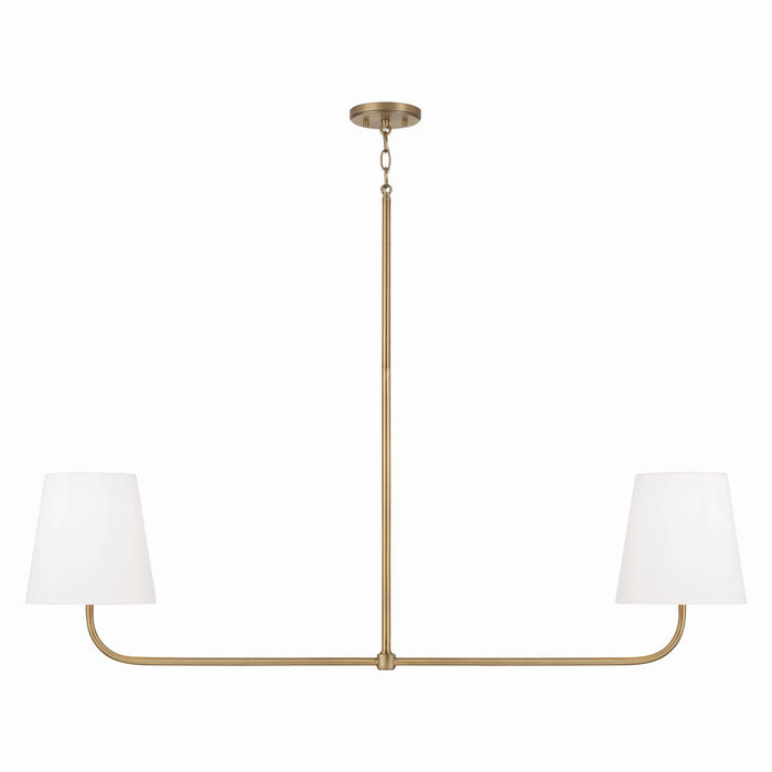 Capital Lighting - 849421AD - Two Light Island Pendant - Brody - Aged Brass