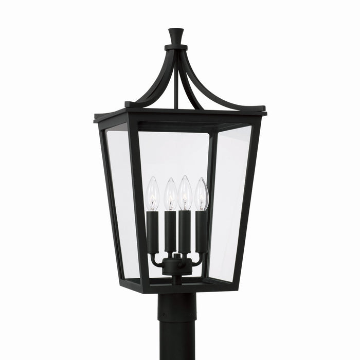 Capital Lighting - 947943BK - Four Light Outdoor Post Lantern - Adair - Black