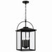 Capital Lighting - 948042BK - Four Light Outdoor Hanging Lantern - Bryson - Black