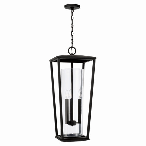 Capital Lighting - 948132BK - Three Light Outdoor Hanging Lantern - Elliott - Black