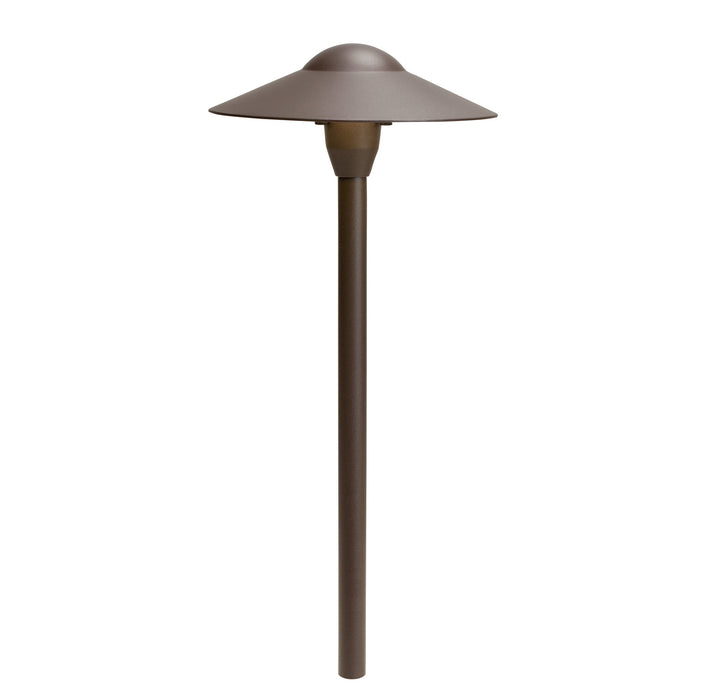 Kichler - 15310AZT - One Light Path & Spread - Textured Architectural Bronze