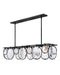 Fredrick Ramond - FR31266BLK - LED Linear Chandelier - Nala - Black