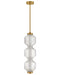 Fredrick Ramond - FR41467LCB - LED Convertible Pendant - Reign - Lacquered Brass