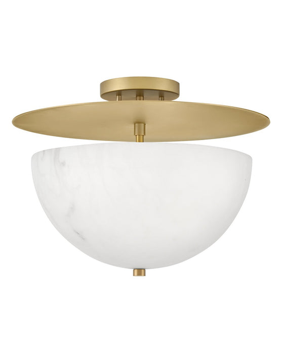 Fredrick Ramond - FR41023LCB - LED Semi-Flush Mount - Inez - Lacquered Brass