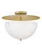 Fredrick Ramond - FR41023LCB - LED Semi-Flush Mount - Inez - Lacquered Brass