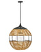 Hinkley - 19675BK-NAT - LED Hanging Lantern - Maddox - Black