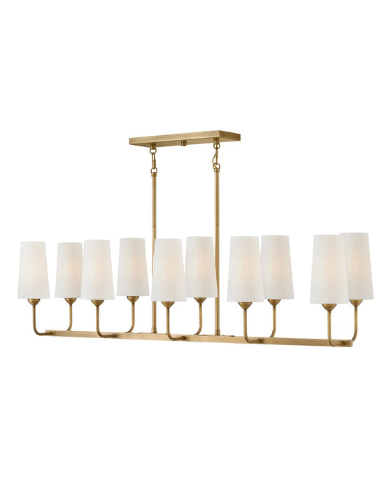 Hinkley - 45005HB - LED Linear Pendant - Lewis - Heritage Brass