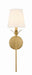 Crystorama - 531-GA - One Light Wall Sconce - Broche - Antique Gold