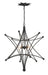 Crystorama - 9236-BK - Four Light Chandelier - Astro - Black