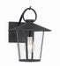 Crystorama - AND-9201-CL-MK - One Light Outdoor Wall Sconce - Andover - Matte Black