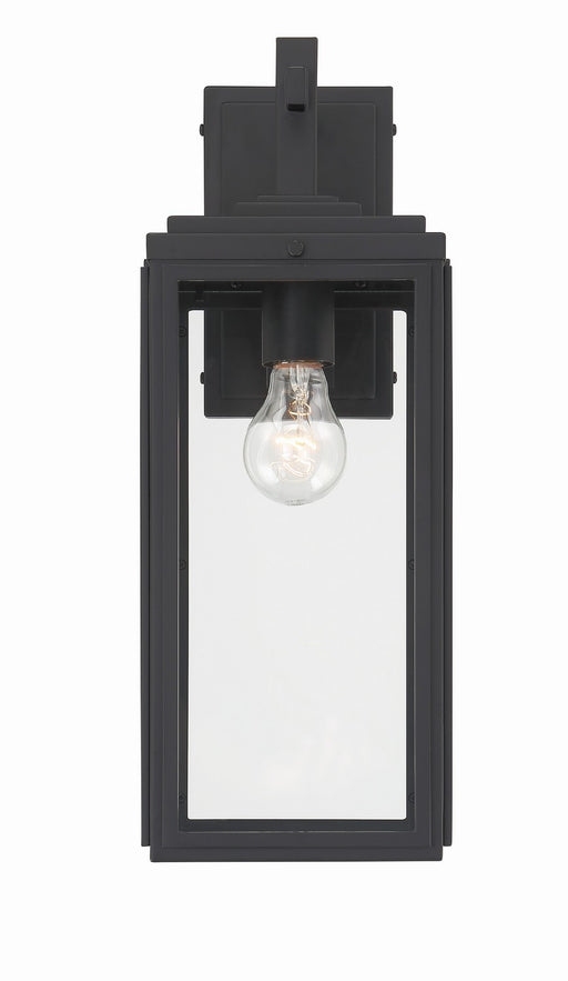 Crystorama - BYR-80102-MK - One Light Outdoor Wall Sconce - Byron - Matte Black