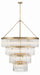 Crystorama - EMO-5409-MG - 22 Light Chandelier - Emory - Modern Gold