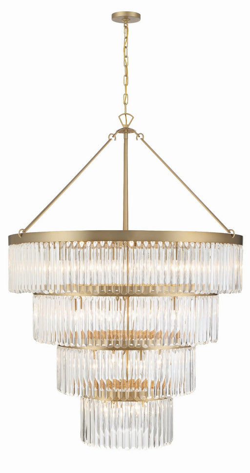 Crystorama - EMO-5409-MG - 22 Light Chandelier - Emory - Modern Gold