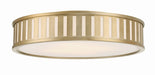 Crystorama - KEN-8305-VG - Four Light Flush Mount - Kendal - Vibrant Gold