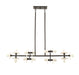 Savoy House - 1-1591-14-50 - 14 Light Linear Chandelier - Amani - Black Cashmere