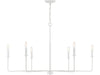 Savoy House - 1-2221-6-83 - Six Light Chandelier - Salerno - Bisque White