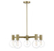 Savoy House - 1-3073-5-322 - Five Light Chandelier - Wright - Warm Brass