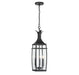 Savoy House - 5-763-BK - Three Light Outdoor Hanging Lantern - Montpelier - Matte Black