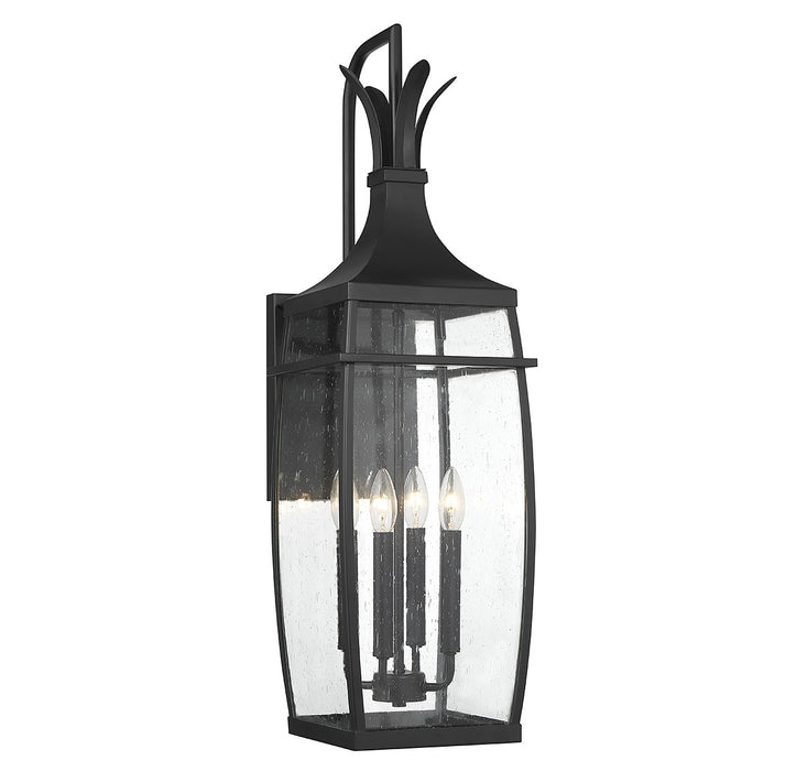 Savoy House - 5-764-BK - Four Light Outdoor Wall Lantern - Montpelier - Matte Black