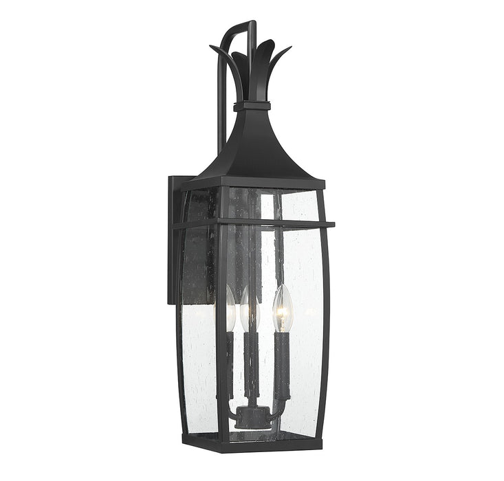 Savoy House - 5-765-BK - Three Light Outdoor Wall Lantern - Montpelier - Matte Black