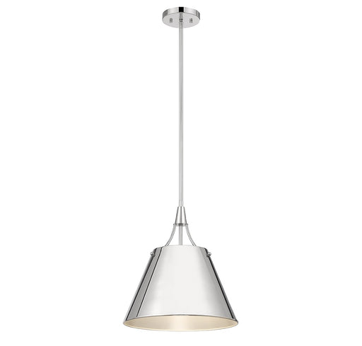 Savoy House - 7-4499-1-109 - One Light Pendant - Willis - Polished Nickel