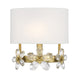 Savoy House - 9-4364-1-322 - One Light Wall Sconce - Dahlia - Warm Brass