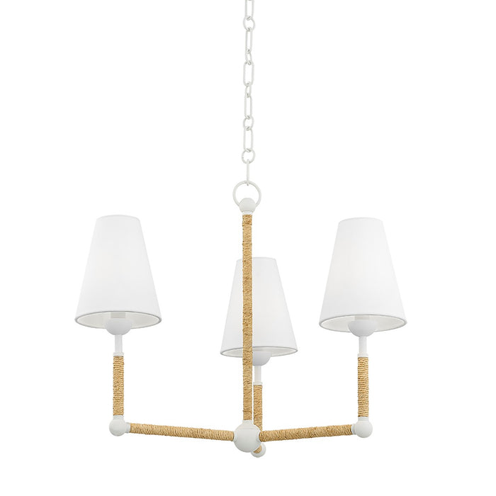 Mitzi - H708803-TWH - Three Light Chandelier - Mariana - Textured White