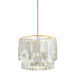 Mitzi - H715803-AGB - Three Light Pendant - Melisa - Aged Brass