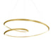 Kuzco Lighting - PD22339-BG - LED Pendant - Ampersand - Brushed Gold