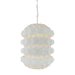 Varaluz - 382F06MW - Six Light Foyer Pendant - Swoon - Matte White