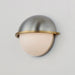 Maxim - 12418SWSNSBR - One Light Wall Sconce - Duke - Satin Nickel / Satin Brass