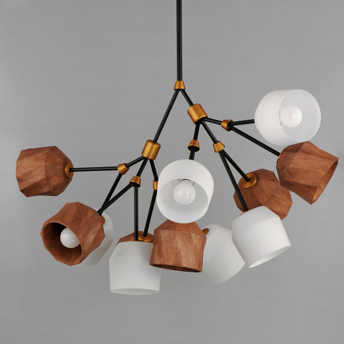 Maxim - 28278DBZAB - LED Pendant - Akimbo - Dark Bronze/Antique Brass