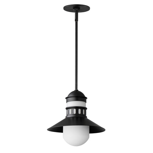 Maxim - 35121SWBK - One Light Outdoor Pendant - Admiralty - Black