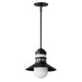 Maxim - 35121SWBK - One Light Outdoor Pendant - Admiralty - Black