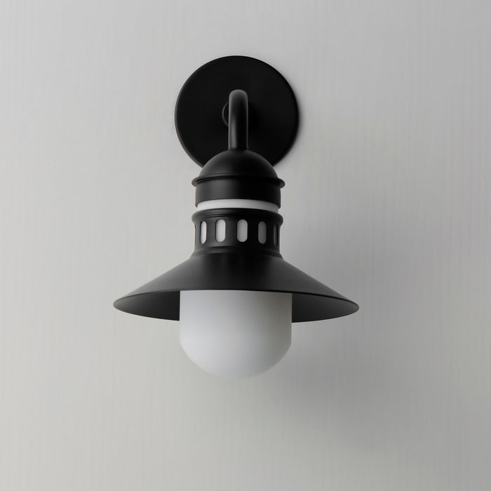 Maxim - 35122SWBK - One Light Outdoor Wall Sconce - Admiralty - Black