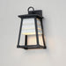 Maxim - 40632WTBK - One Light Outdoor Wall Sconce - Shutters - Black