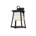 Maxim - 40632WTBK - One Light Outdoor Wall Sconce - Shutters - Black