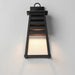 Maxim - 40634BK - One Light Outdoor Wall Sconce - Shutters - Black